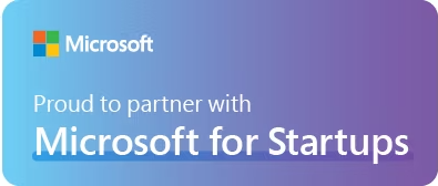 Proud to partner with Microsoft for Startups